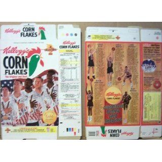 1992 Dream Team Kelloggs Corn Flakes Cereal Box Unused
