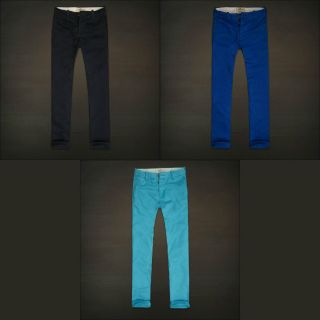 Hollister Abercrombie Fitch Mens Hollister Skinny Chinos Pants