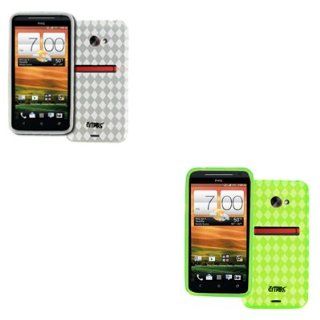EMPIRE® HTC EVO 4G LTE 2 Pack of Poly Skin Case Covers