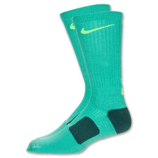 Mens Nike Elite Basketball Crew Socks Atomic Teal