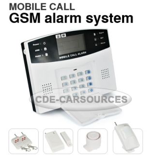 Home Security Wireless CCTV Auto Audio GSM Alarm System