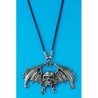Peter Alan 7791 Metal Horror Skull Necklace Halloween