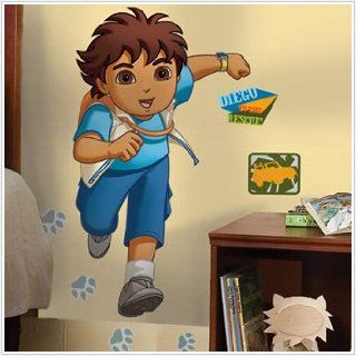 Go Diego Go Mega Decal Pack   Includes 1 Giant Diego