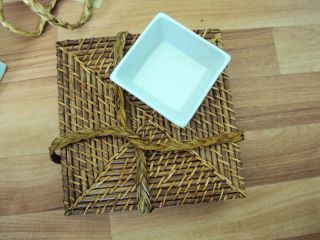 Home Essentials Rattan Collection Serving Dishes
