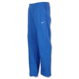 Nike Classic Fleece Open Hem Mens Pants Blue/White