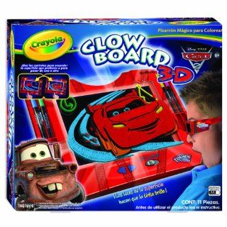 Crayola Color Explosion Cars 2 Glow Board 3D Toys & Games