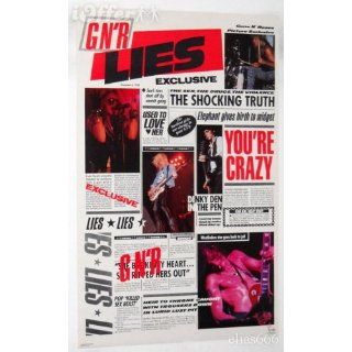 GUNS N ROSES Album LIES Poster Mint Sealed (23 x 35