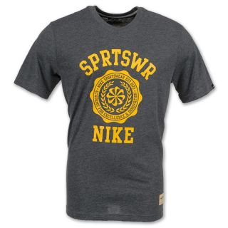 Nike Sportswear Seal Mens Tee Grey/Yellow