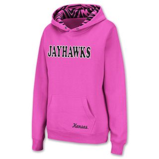 Kansas Jayhawks NCAA Womens Hoodie Pink