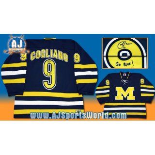 Andrew Cogliano Signed Uniform   Michigan Wolverines NCAA