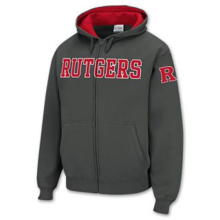 Rutgers Scarlet Knights Mens Full Zip Hoodie