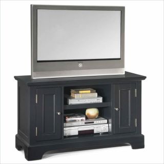 home styles bedford wood tv stand in ebony finish 207823 contemporary