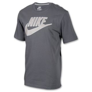 Mens Nike Futura Tee Shirt Dark Grey/Dark Grey