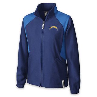 Reebok San Diego Chargers NFL Womens Micro Rhythm Fleece Jacket