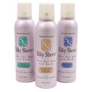 Classic Erotica Silky Sheets with Pheromones, 4 oz, Spring