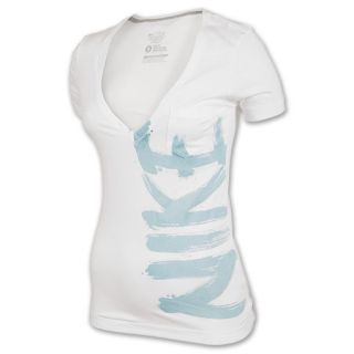 Womens Nike Painters Pocket Tee Shirt White/Dark