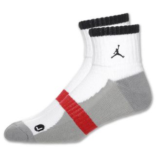 Jordan Tipped Low Mens Quarter Socks White