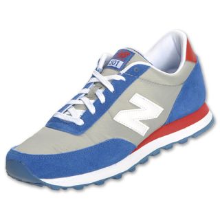 New Balance 501 Mens Casual Shoes Grey/Royal/Red