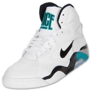 Mens Nike Air Force 180 Mid Basketball Shoes White