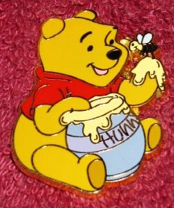  Trading Pin Winnie The Pooh Pooh with Hunny Honey Pot Bee