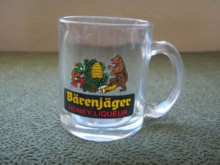 Collectible Souvenir Barenjager Honey Liqueur Glass Coffee Mug s