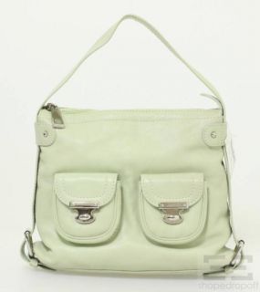 Marc Jacobs Honeydew Green Leather Small Hobo Bag New