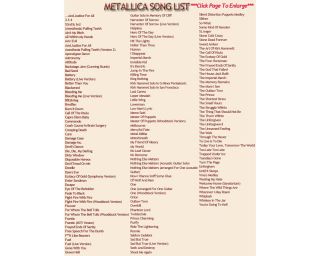 Metallica Digital Guitar Tab Software Lesson CD BONUSES