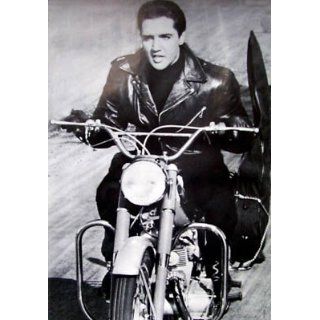  Elvis Presley   Motorcycle Original 70s 27x39 Poster