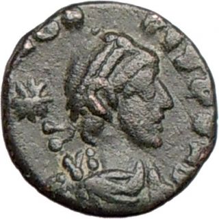 Honorius Theodosius II 408AD Very RARE Authentic Ancient Roman Coin