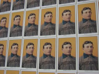 LOT OF 50 1909 HONUS WAGNER T 206 TOBACCO REPRINT CARDS