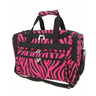 Hot Pink Black Zebra Duffle Dance Cheer Gym Bag Large 22