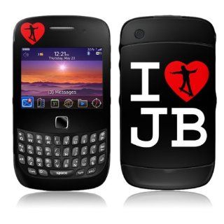 Justin Bieber I Heart Jb Protective Skin Blackberry Curve