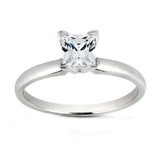 72 CT Princess Diamond Engagement Ring E VVS1 501500359 Jewelry