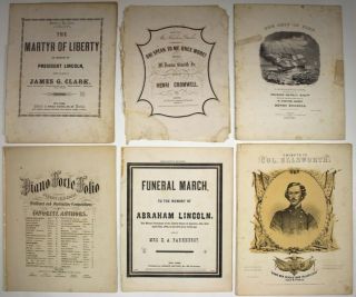 Mourning Lincoln Sheet Music Grp., inc. a favorite of his Civil War