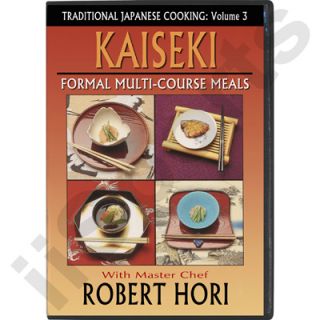   Japanese Cooking Cookbook Formal Kaiseki DVD NEW Chef Robert Hori