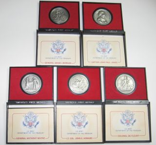 Mint Americas First Medals Complete Set of 10