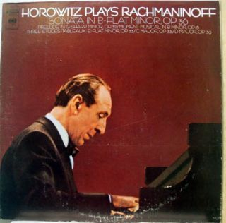 Horowitz Plays Rachmaninoff LP VG M 30464 Vinyl Record