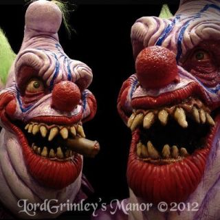  2012 Pit Boss Killer Clown Halloween Mask Prop Horror Monster