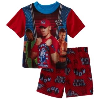 AME Sleepwear Boys WWE Raw Battle Pajama Set, Multi, 4