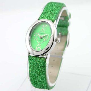 MANHATTAN by CROTON Womens Green Sparking Strap Watch. Model