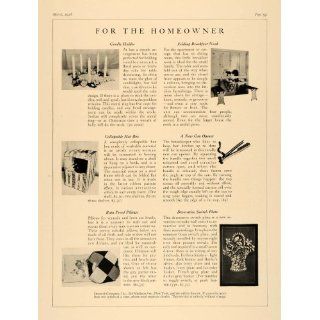 1928 Article Home Decor Folding Breakfast Nook Pillows