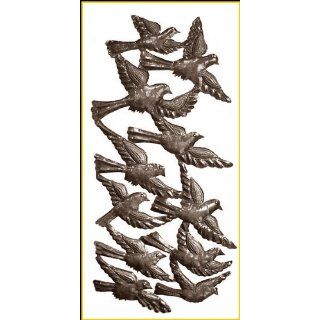 Birds in Flight Metal Wall Hanging   Haitian Steel Drum