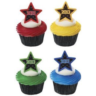 Official Crispie Sweets Cupcake Topper KIT   Happy New Year 2013 Stars
