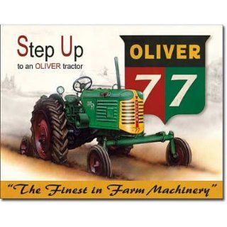 Oliver   77 Tractor Retro Vintage Tin Sign