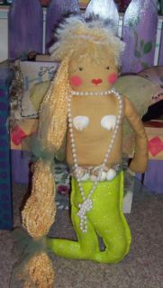 Sarina The Sea Fairy Mermaid Doll Custom Handmade