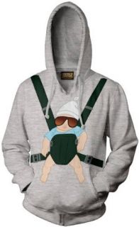The Hangover Baby Carrier Alan Gray Hooded Sweatshirt