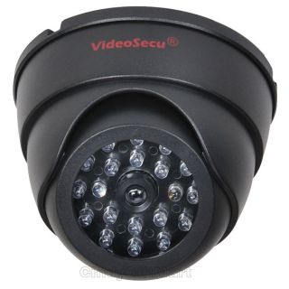 Dummy Flashing Light Home Security Surveillance Camera Dome Indoor AA3