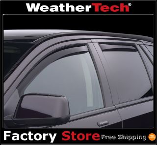 Weathertech® Side Window Deflectors Ford Edge 2007 2013 Dark Tint