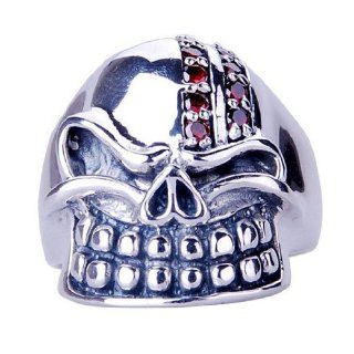 WWII Veterans Skull Head Ring for Mens Fashion & Cool