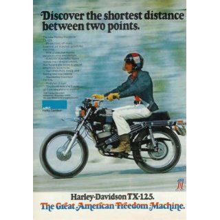 1972 Harley Davidson TX 125 Advertisement (Color